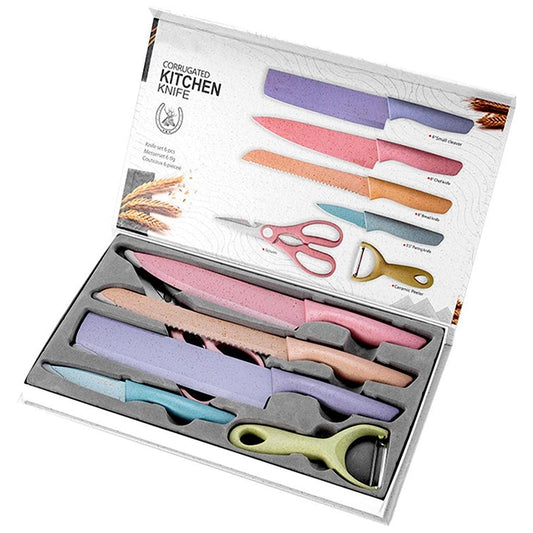 Set juego cuchillos KITCHEN KNIFE autentic profesional de estudio